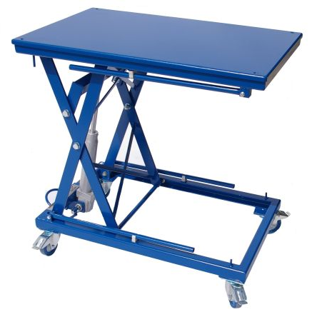 Hubtisch Standard mit Stahlblechtischplatte