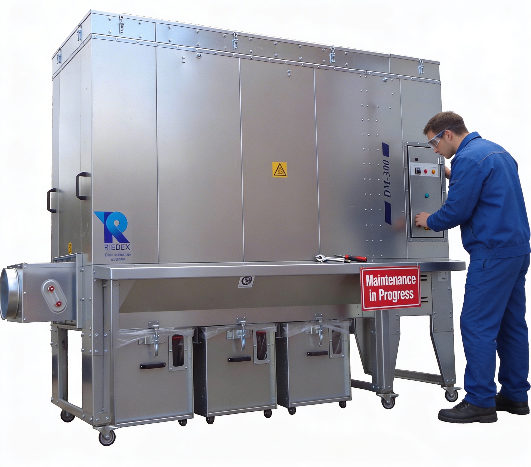 Wartung und Prüfung von Absaugtechnik